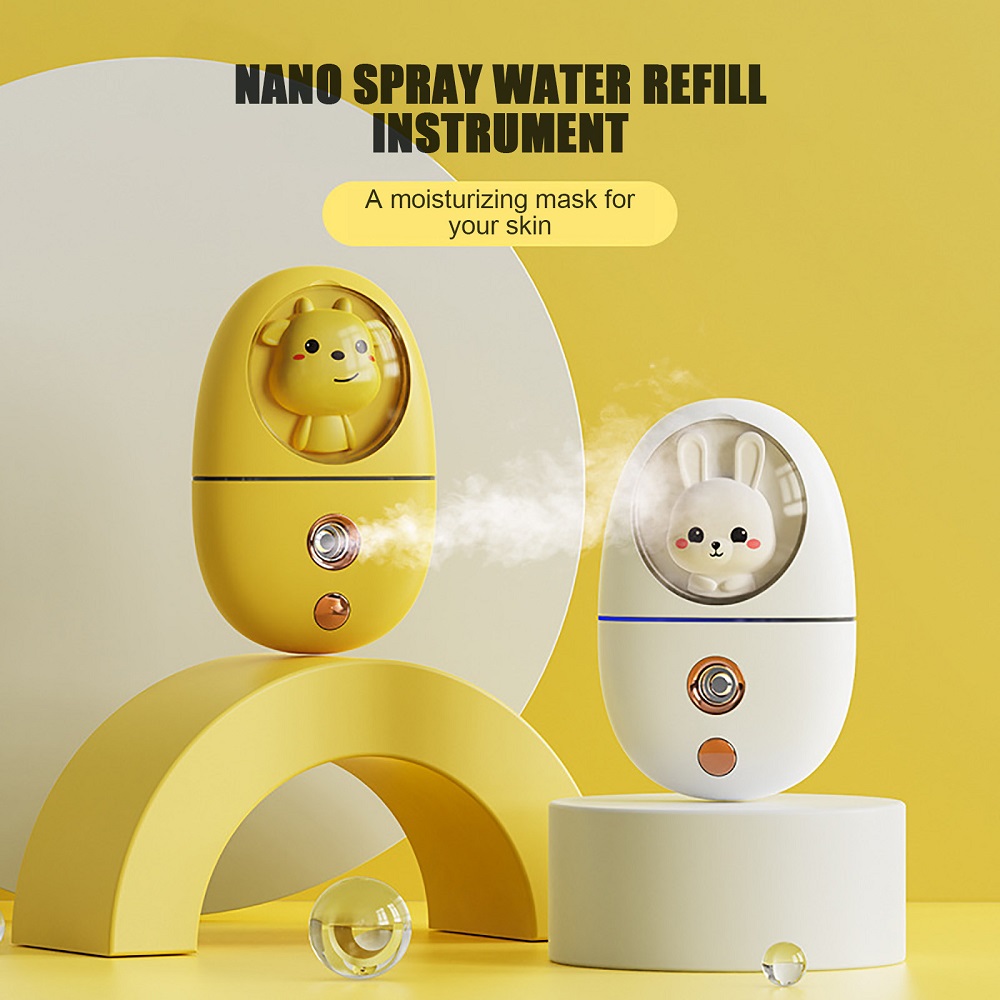 Face Steamer - Kreskówkowy mini nawilżacz do twarzy 35