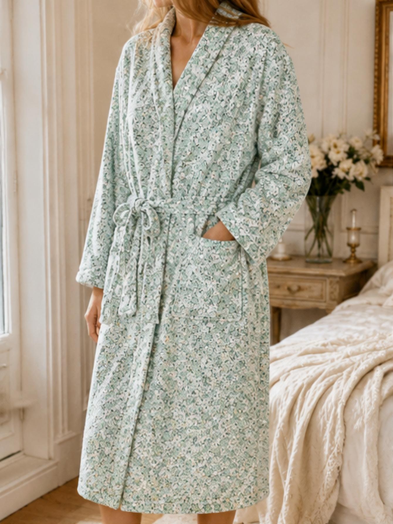 Damski, duży rozmiar, zielony  – Bathrobe recenzja i cena