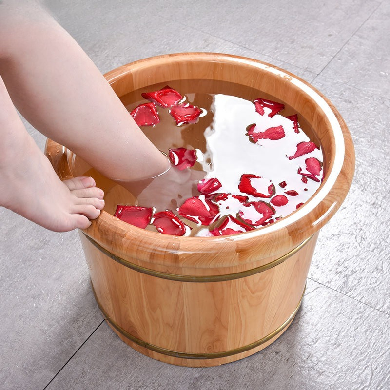 Drewniana miska do kąpieli stó – Foot Spa recenzja i cena